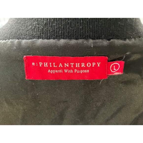 EUC n:philanthropy Irie Faux Shearling Zip Up Jacket - L - Picture 4 of 5